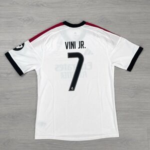 Real Madrid VINI JR 7 Home Authentic Jersey UCL  Adidas JZ7218 Size 2XL - NWT